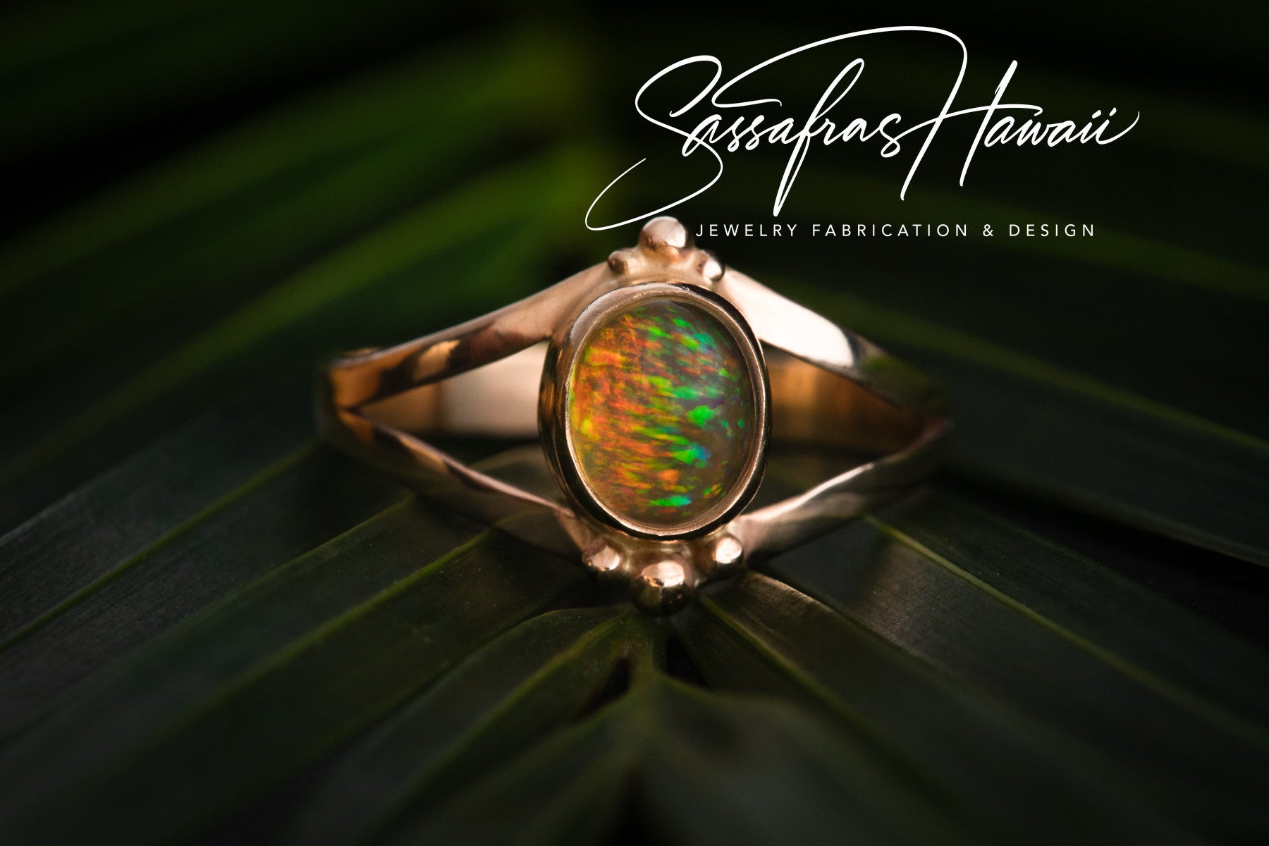 Mexican Fire Opal Ring SOLD