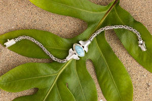 Larimar Fluke Bracelet
