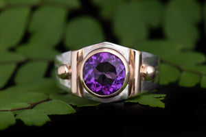 Modern Amethyst Ring SOLD