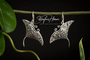 Aloha Manta Ray Earrings