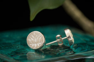 Lotus Post Earrings