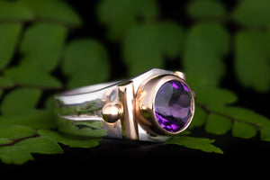 Modern Amethyst Ring SOLD