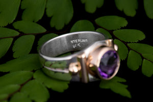 Modern Amethyst Ring SOLD