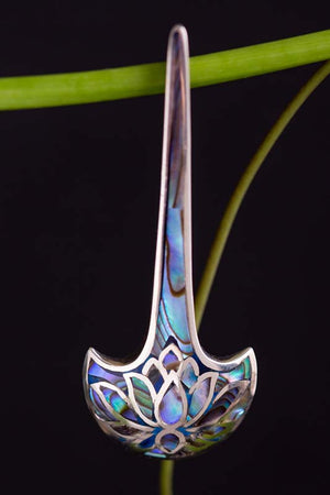 Long Lotus Pendant