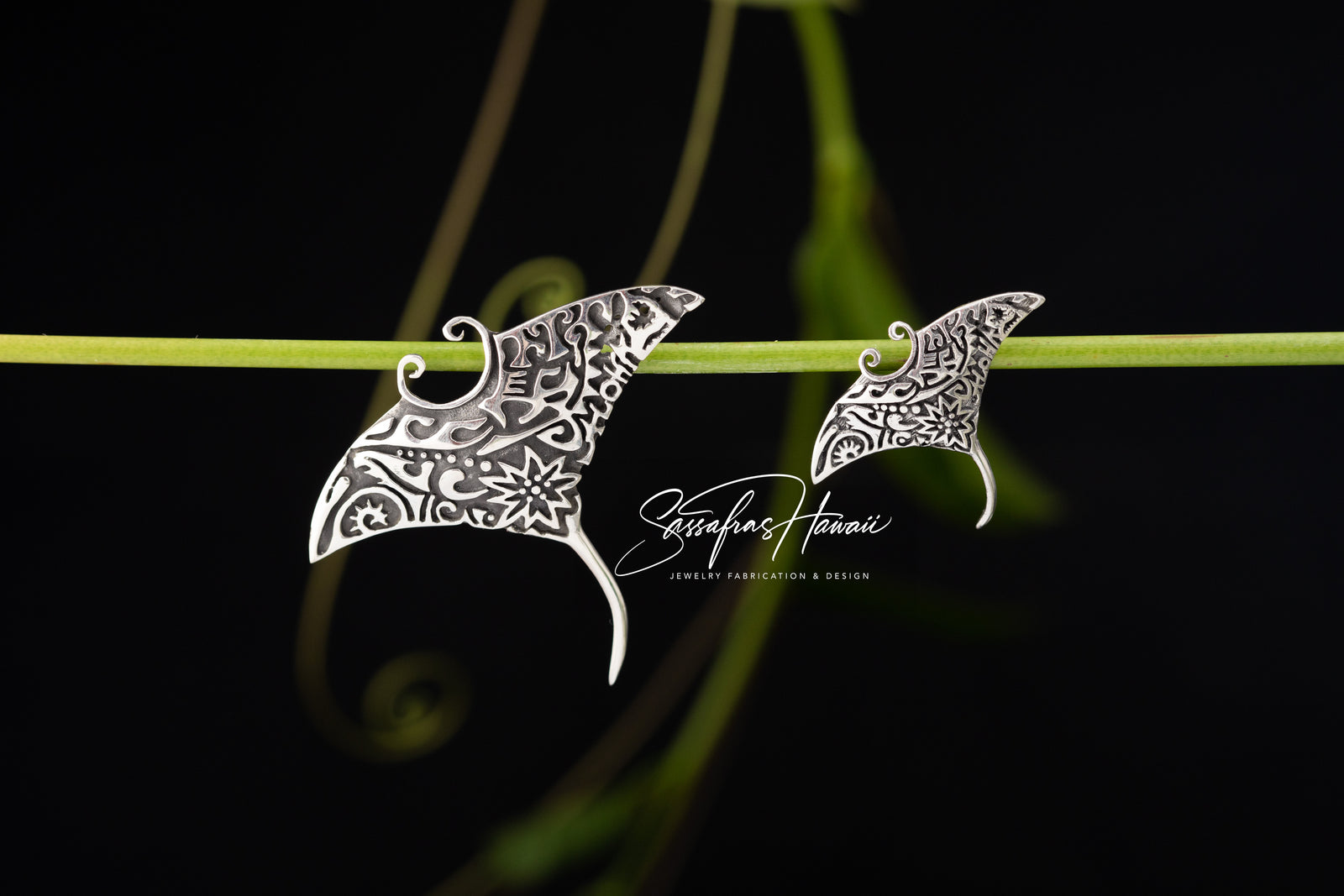 Aloha Manta Ray Pendant